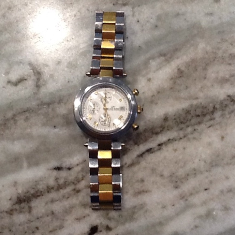 Klaus Kobec Gold and Silver Watch